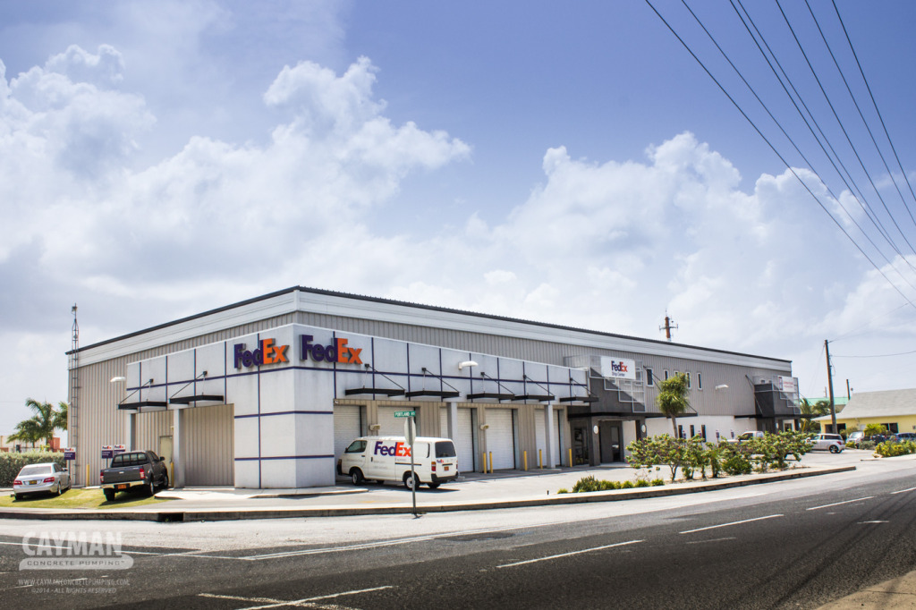 Concrete shell construction by Cayman Concrete Pumping